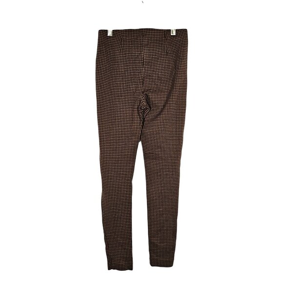 J. Jill Ponte Houndstooth Knit‎ Slim Legging Stretch Pull On Brown Womens XS - Picture 2 of 10